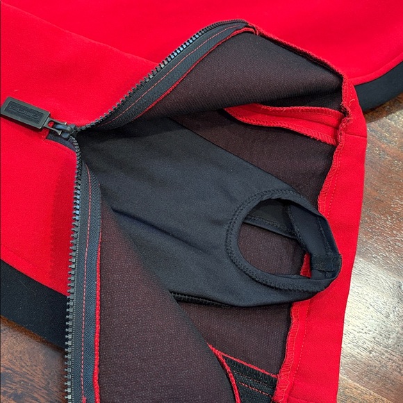 Vintage Ralph Lauren RL2000 Polo Hi Tech Ski Jumpsuit Red / Black 90s size 12 - Picture 13 of 16